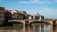 Florence, Italy - Bridge downstream from Ponte Vecchio