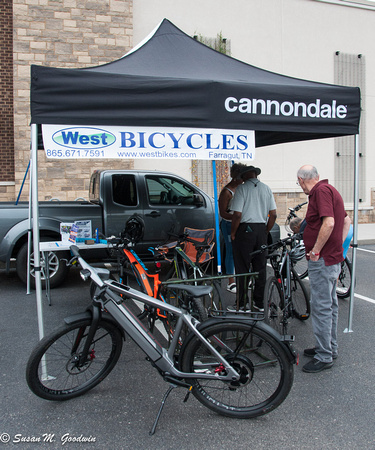 2019 National Drive Electric Week - Knoxville, TN, Ride & Drive, West Bicycles Booth